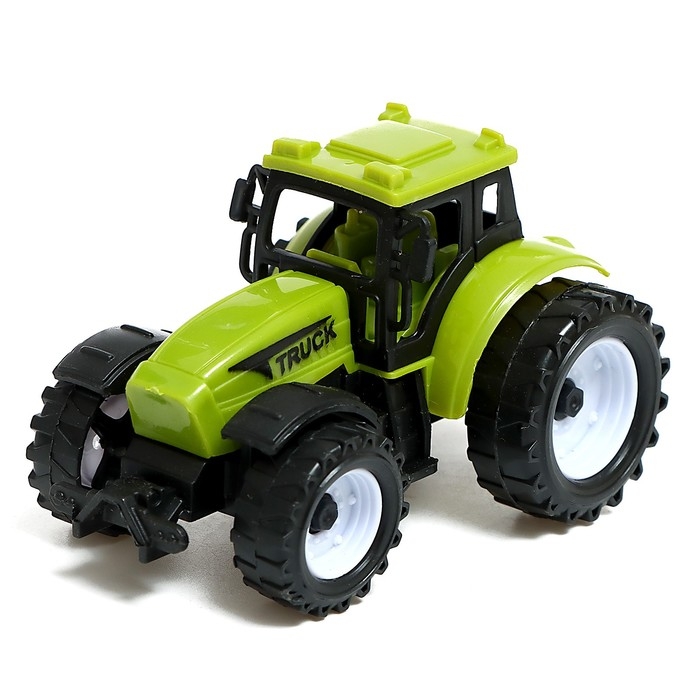 Набор комбайнов «Фермер», инерция, с прицепом, 3 шт., МИКС Набор комбайнов «Фермер», инерция, с прицепом, 3 шт., МИКС