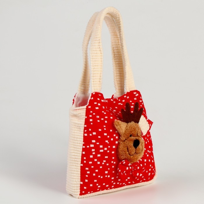 Новый год! Сумка для подарков «Олень»