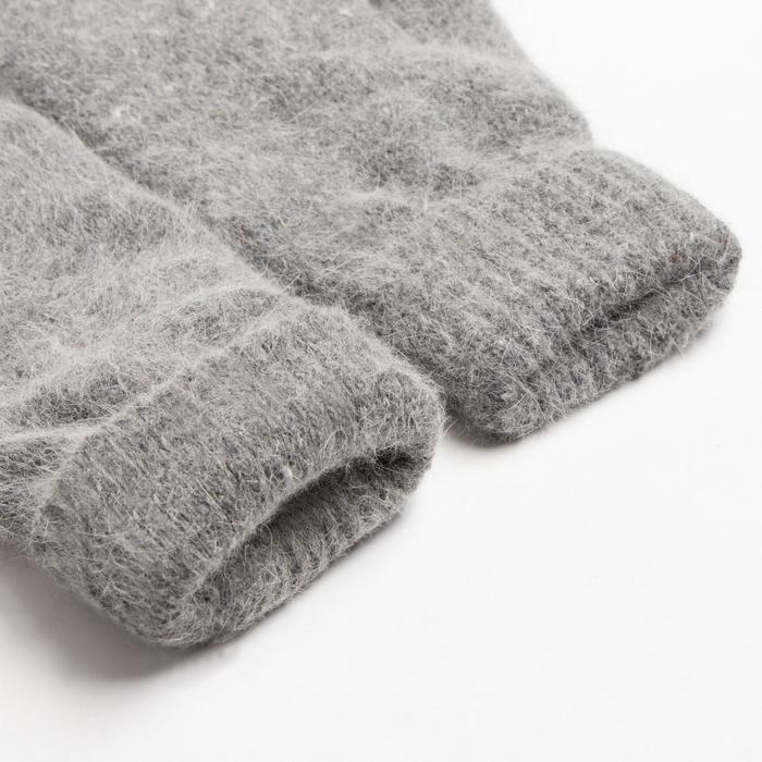 Варежки женские MINAKU однотонные,размер 6,5 цв.серый Варежки женские MINAKU однотонные,размер 6,5 цв.серый