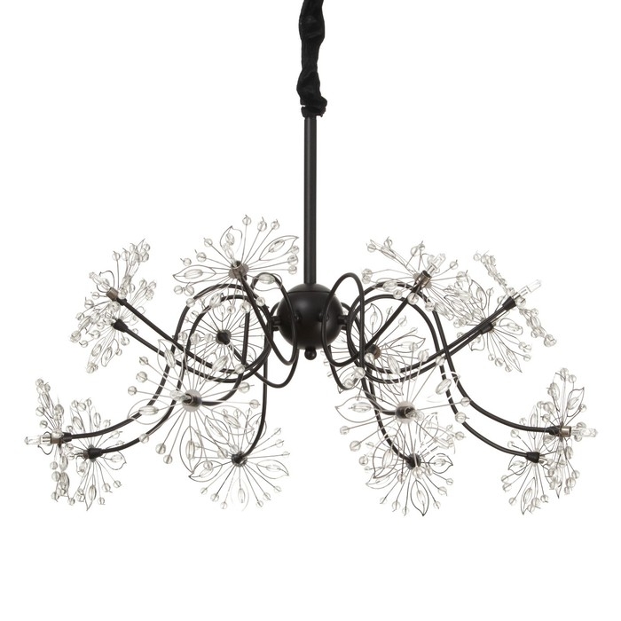 Люстра 1176/16 G4 20Вт черный 60х60х40см BayerLux