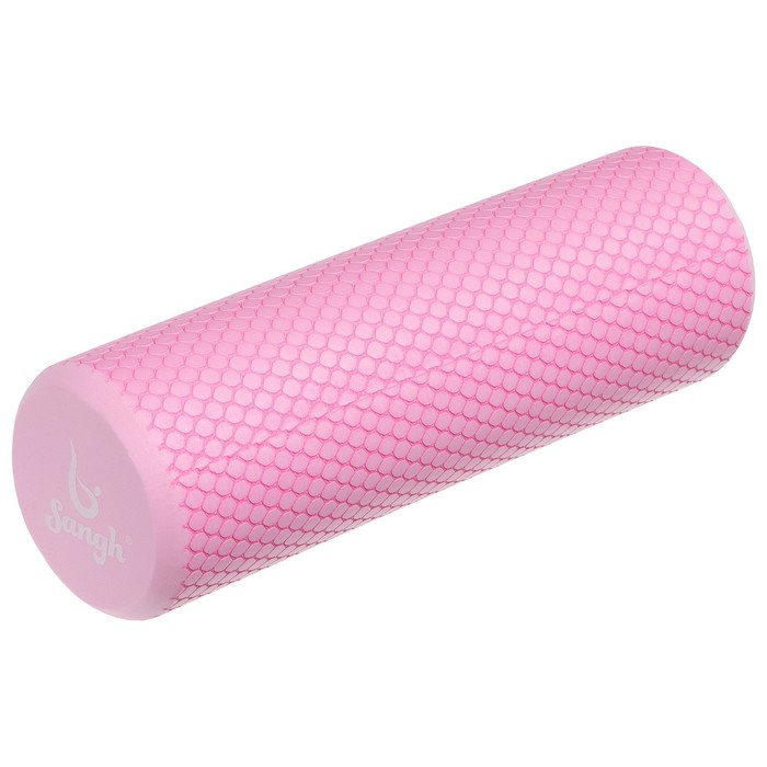 Ролик массажный Sangh, 30х9 см, цвет розовый Ролик массажный Sangh, 30х9 см, цвет розовый