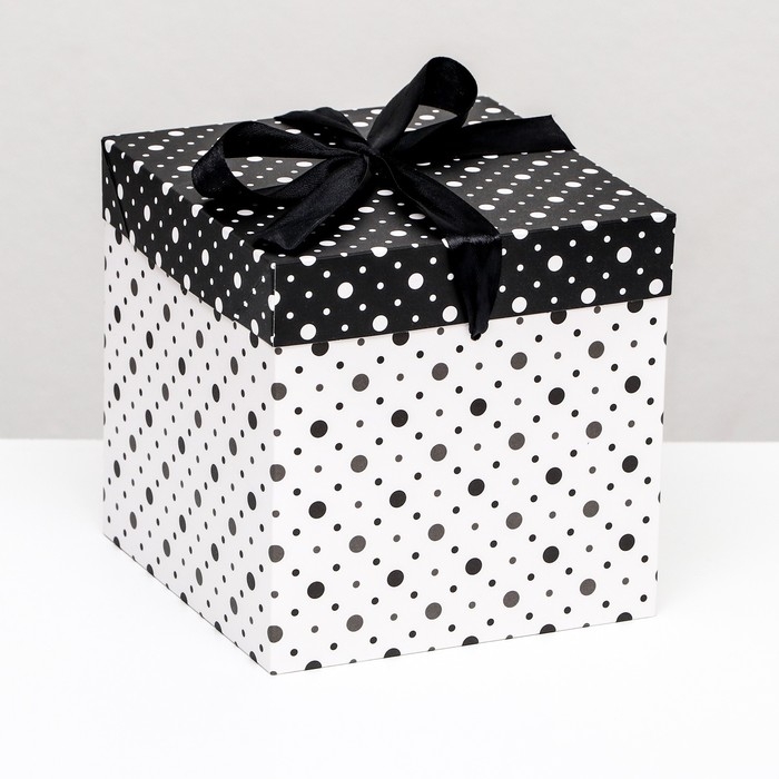 Коробка Самосборная Коробка Самосборная "Горошек" 15х15х15 см