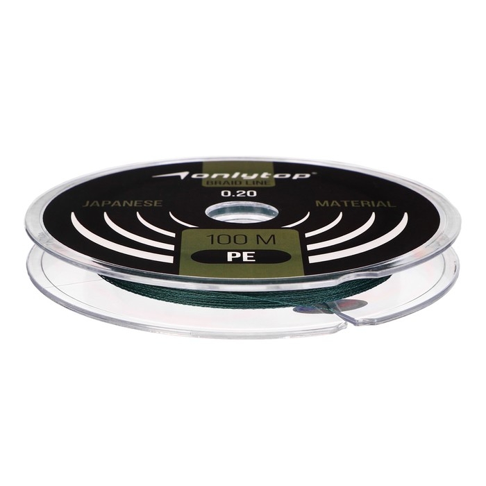 Шнур ONLYTOP universal X4, диаметр 0.20 мм, тест 13.8 кг, 100 м, тёмно-зелёный Шнур ONLYTOP universal X4, диаметр 0.20 мм, тест 13.8 кг, 100 м, тёмно-зелёный