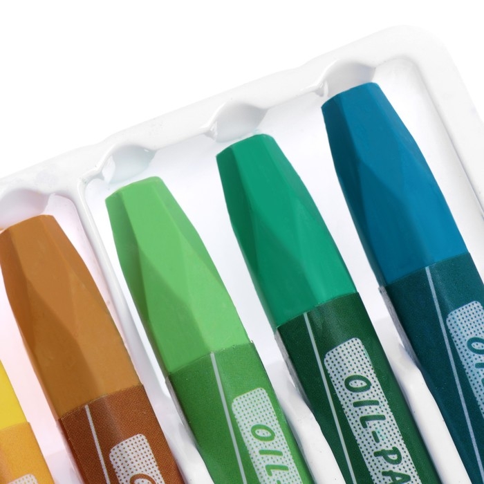 Пастель масляная 18 цветов в бумажном держателе, в картонной коробке Пастель масляная 18 цветов в бумажном держателе, в картонной коробке