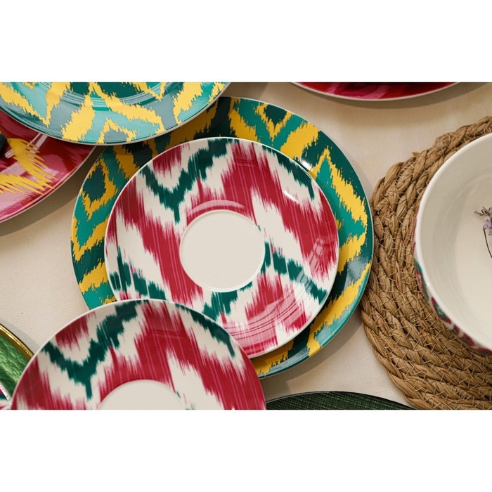 Чайная пара фарфоровая Доляна Askım, 2 предмета: чашка 250 мл, блюдце d=15 см, цвет разноцветный Чайная пара фарфоровая Доляна Askım, 2 предмета: чашка 250 мл, блюдце d=15 см, цвет разноцветный