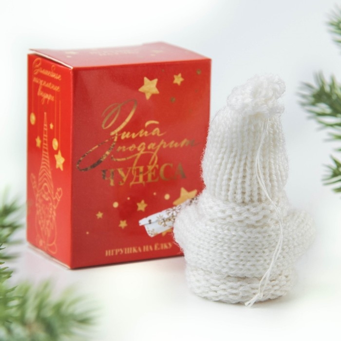 Ёлочная игрушка новогодняя новогодняя «Новый год: С Новым годом!», 7 см х 6 см х 3 см Ёлочная игрушка новогодняя новогодняя «Новый год: С Новым годом!», 7 см х 6 см х 3 см