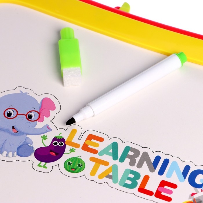 Развивающий столик «Играй и учись», цвет красный Развивающий столик «Играй и учись», цвет красный