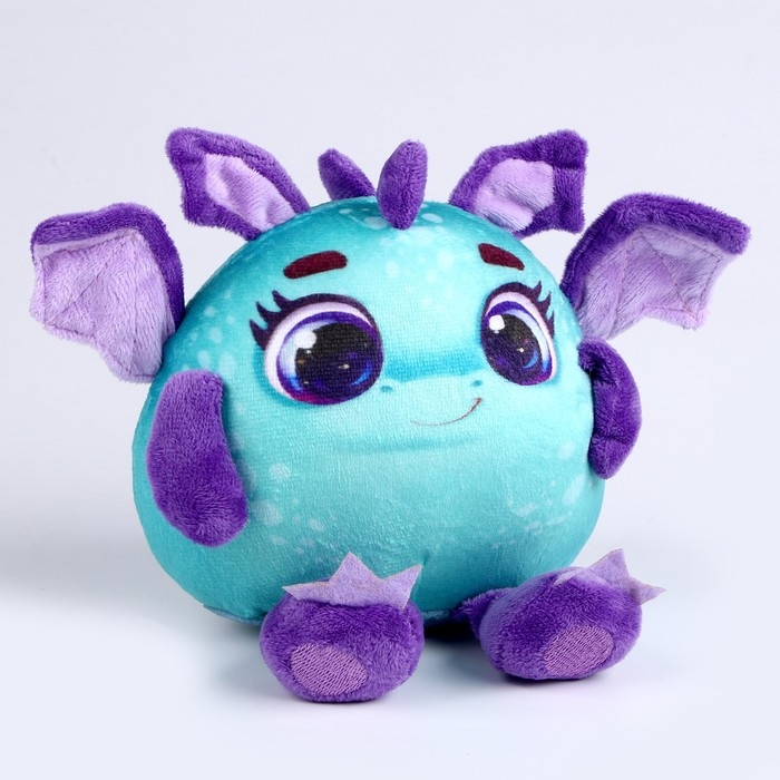 Мягкая игрушка «Дракон», фиолетово-зелёный, 15 см Мягкая игрушка «Дракон», фиолетово-зелёный, 15 см