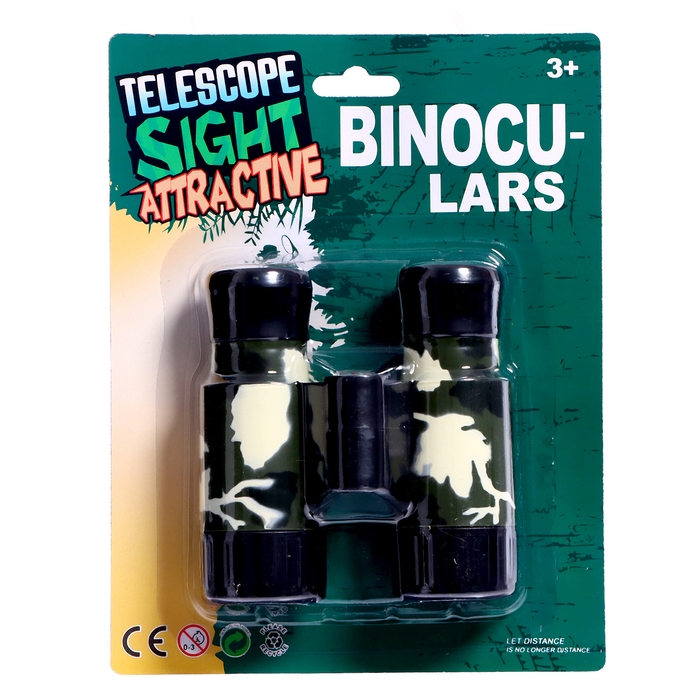 Бинокль разборный «Партизан», с компасом, цвета МИКС Бинокль разборный «Партизан», с компасом, цвета МИКС