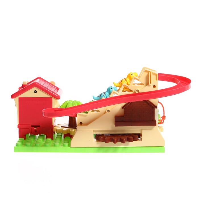 Конструктор развивающий с шестерёнками «Дино Мир», 33 детали Конструктор развивающий с шестерёнками «Дино Мир», 33 детали