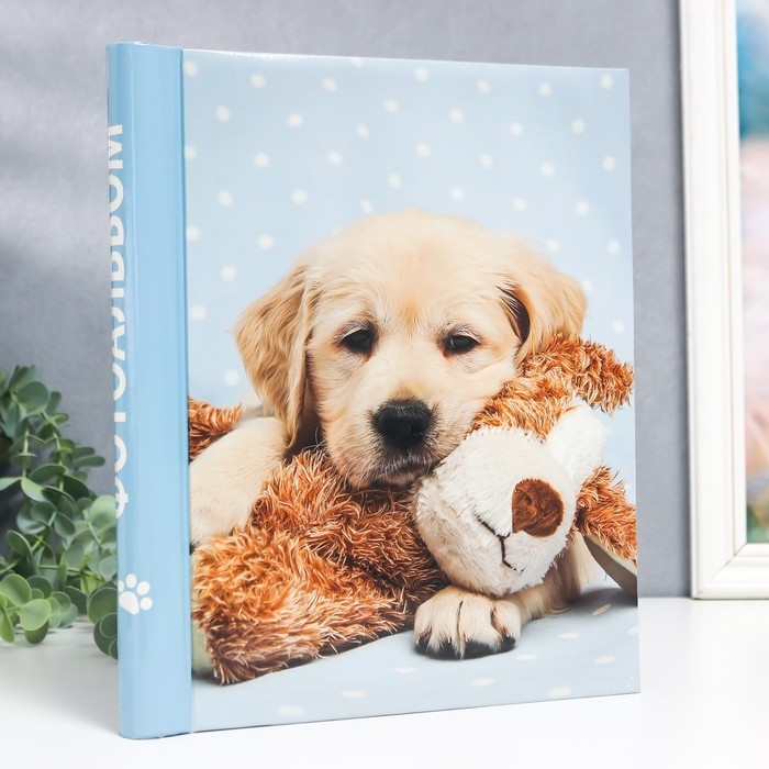 Фотоальбом 10 магнитных листов "Пёсик" 23х28 см