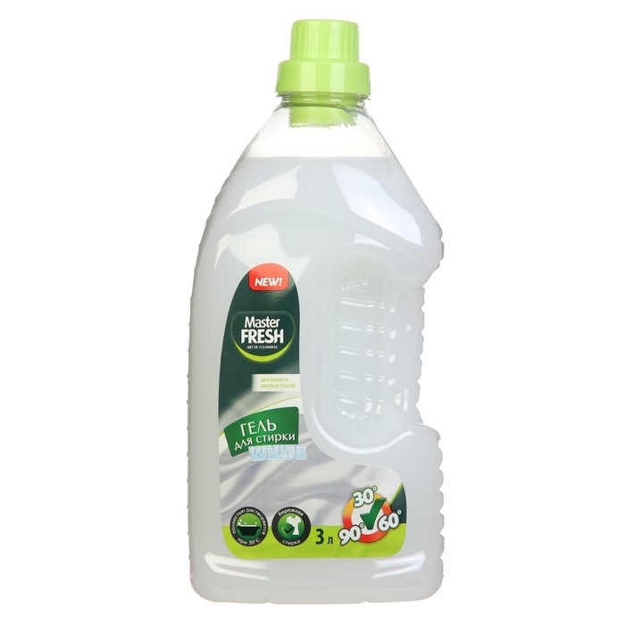 Гель для стирки Master FRESH WHITE, 3 л Гель для стирки Master FRESH WHITE, 3 л