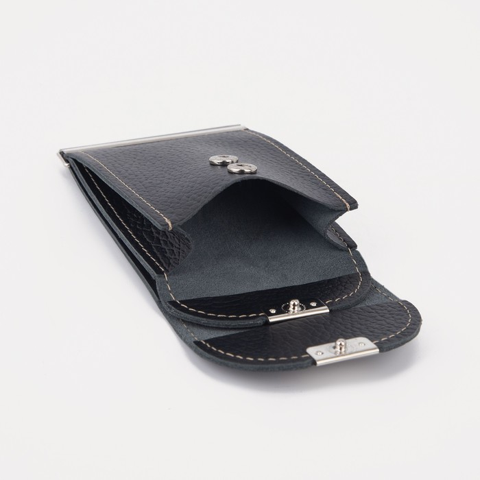 Зажим для купюр, для монет, цвет чёрный Зажим для купюр, для монет, цвет чёрный