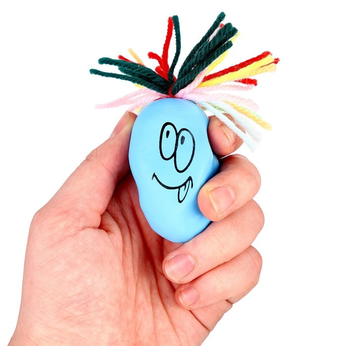 Антистресс сквиш мялка капитошка «Давай играть!», с мукой, цвета МИКС, в шоубоксе Антистресс сквиш мялка капитошка «Давай играть!», с мукой, цвета МИКС, в шоубоксе