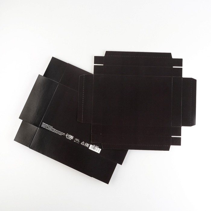 Коробка подарочная складная, упаковка, «Чёрная», 21 х 15 х 7 см Коробка подарочная складная, упаковка, «Чёрная», 21 х 15 х 7 см