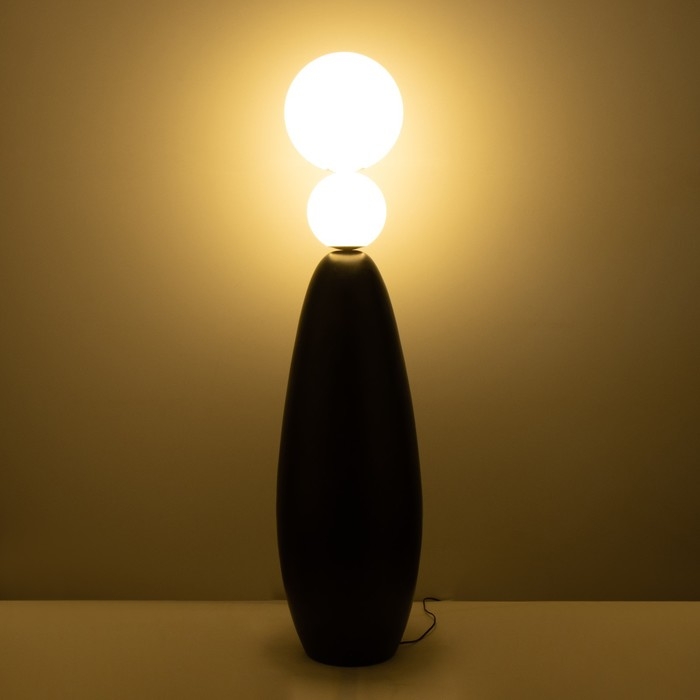 Торшер  Торшер "Бабл" LED 18Вт 4000К черный 38х38х155см