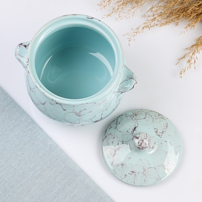 Горшок керамический для запекания  Горшок керамический для запекания "Пиканто" 0,65л / 12,5х11,5см, романтика