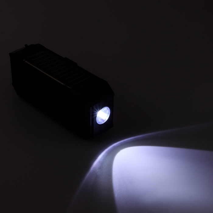 Фонарь аккумуляторный, 5Вт, 1200мАч, IPX5, Bluetooth, AUX, USB, радио, солнеч.бат, синий Фонарь аккумуляторный, 5Вт, 1200мАч, IPX5, Bluetooth, AUX, USB, радио, солнеч.бат, синий