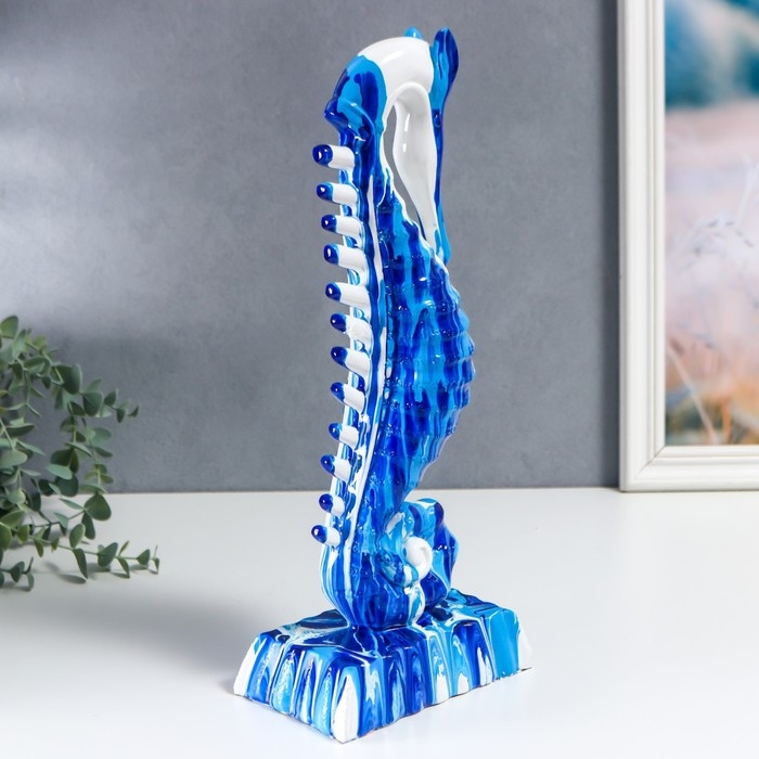 Сувенир полистоун Сувенир полистоун "Морской конёк" подтёки краски 37,2х10х15,5 см