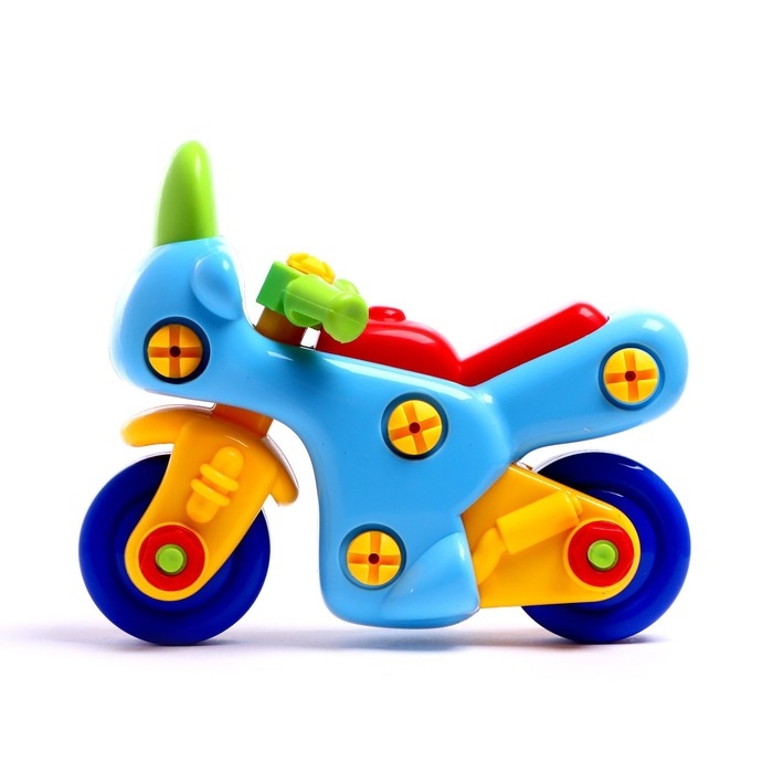 Конструктор для малышей «Мотоцикл», 27 деталей Конструктор для малышей «Мотоцикл», 27 деталей