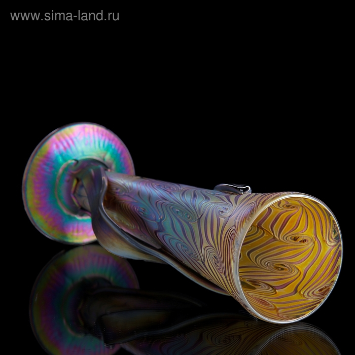 Ваза интерьерная Ваза интерьерная "Iris Leaf Glass", 33 см