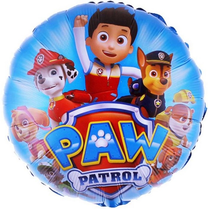 Шар фольгированный 18 Шар фольгированный 18" «Дружная команда», круг