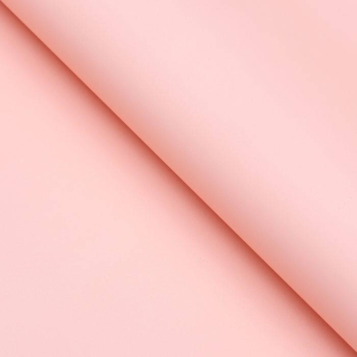 Плёнка матовая 0,5 x 10 м 65 мкм, пастельная серия, чайная роза