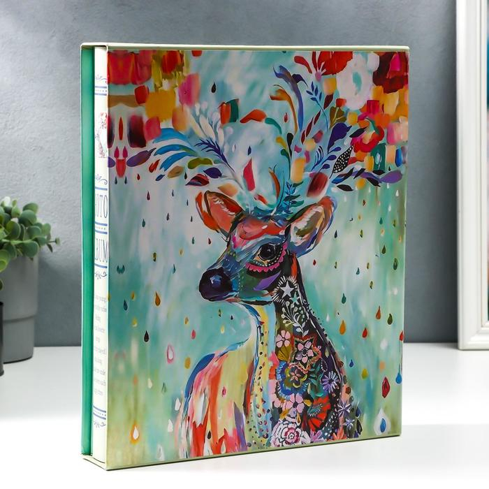 Фотоальбом на 400 фото 10х15 Фотоальбом на 400 фото 10х15 "Красочный олень"