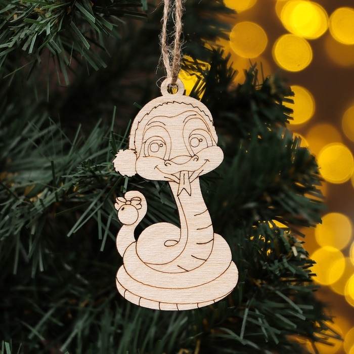 Новый год. Новогодний набор с символом года 2025 Новый год. Новогодний набор с символом года 2025 "Веселые змейки" 4 штуки