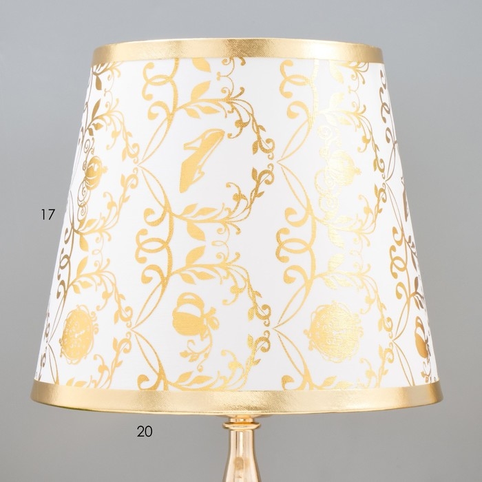 Лампа настольная Лампа настольная "Бирма" 1x60Вт E27 золото 20х20х40см