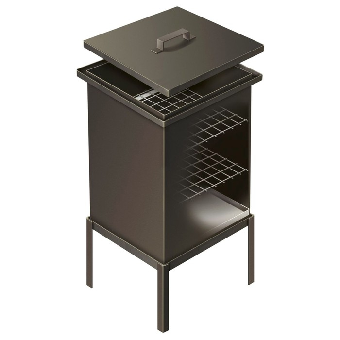 Коптильня стационарная Premium, р. 45.4x45.4x75 см Коптильня стационарная Premium, р. 45.4x45.4x75 см