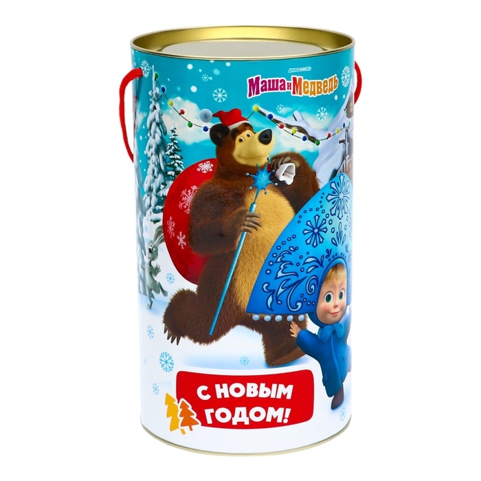 Новогодний подарочный набор «Маша и Медведь», конфеты, 1000 г Новогодний подарочный набор «Маша и Медведь», конфеты, 1000 г