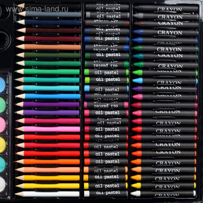 Набор для рисования 150 предметов, в пластиковом чемоданчике Набор для рисования 150 предметов, в пластиковом чемоданчике