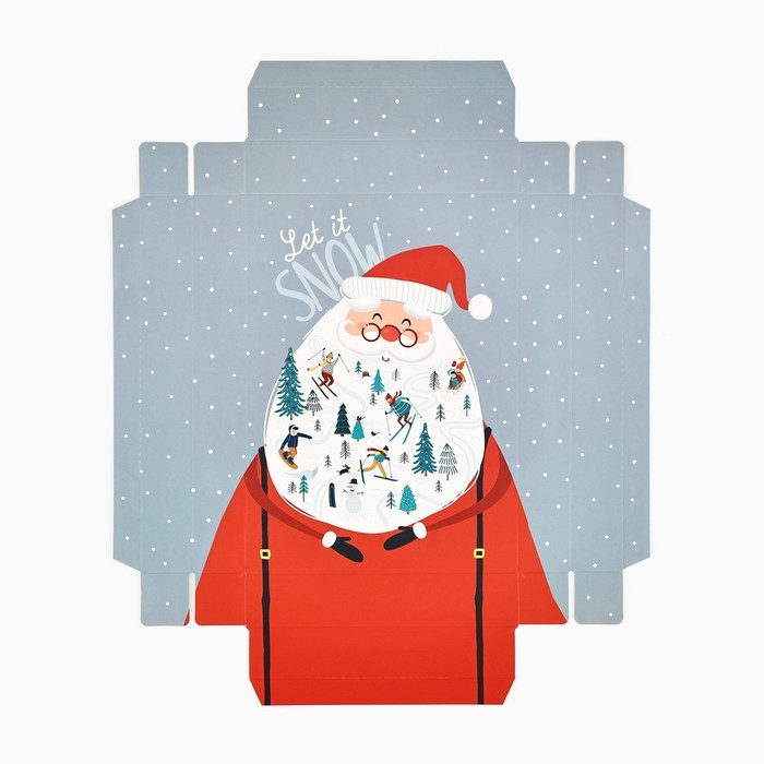 Коробка подарочная новогодняя складная «Новогодние истории», 21 х 15 х 7 см, Новый год Коробка подарочная новогодняя складная «Новогодние истории», 21 х 15 х 7 см, Новый год