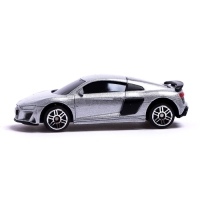 Машина металлическая AUDI R8 COUPE, 1:64, цвет серебро