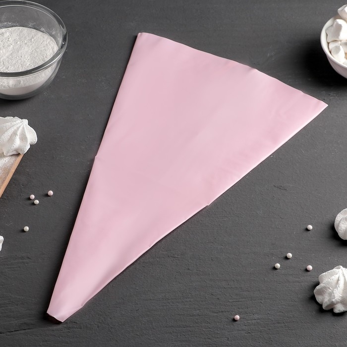 Кондитерский мешок Доляна «Алирио», 40,5×21,5 см, цвет розовый Кондитерский мешок Доляна «Алирио», 40,5×21,5 см, цвет розовый