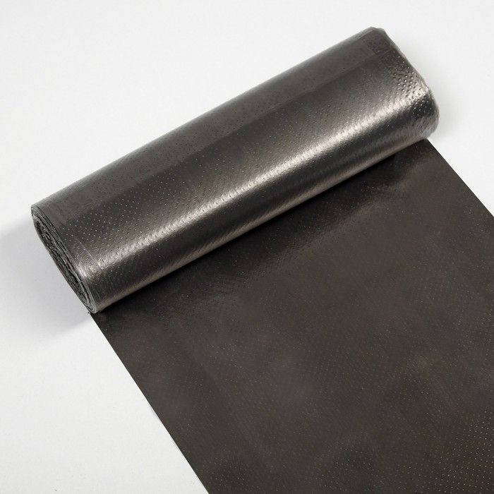 Мешки для мусора в рулоне  Мешки для мусора в рулоне "UPAK LAND" 60 л, черные, ПНД, 9 мкм, 55 х 70 см. 20 шт.