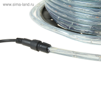 Световой шнур Luazon Lighting 11 мм, IP65, 100 м, 24 LED/м, 220 В, 2W, постоянное свечение, свечение тёплое белое