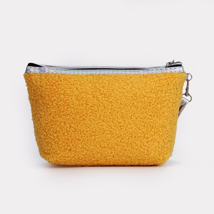 Косметичка на молнии, цвет жёлтый Косметичка на молнии, цвет жёлтый