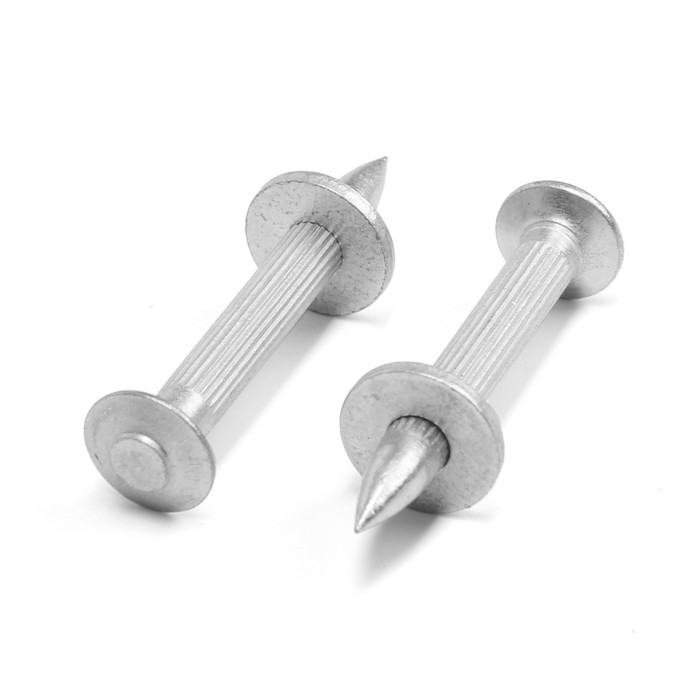 Дюбель-гвоздь  Дюбель-гвоздь "ТУНДРА", гвоздевой, для монтажного пистолета, оцинкованный, 4.5x40 мм, 0.5 кг