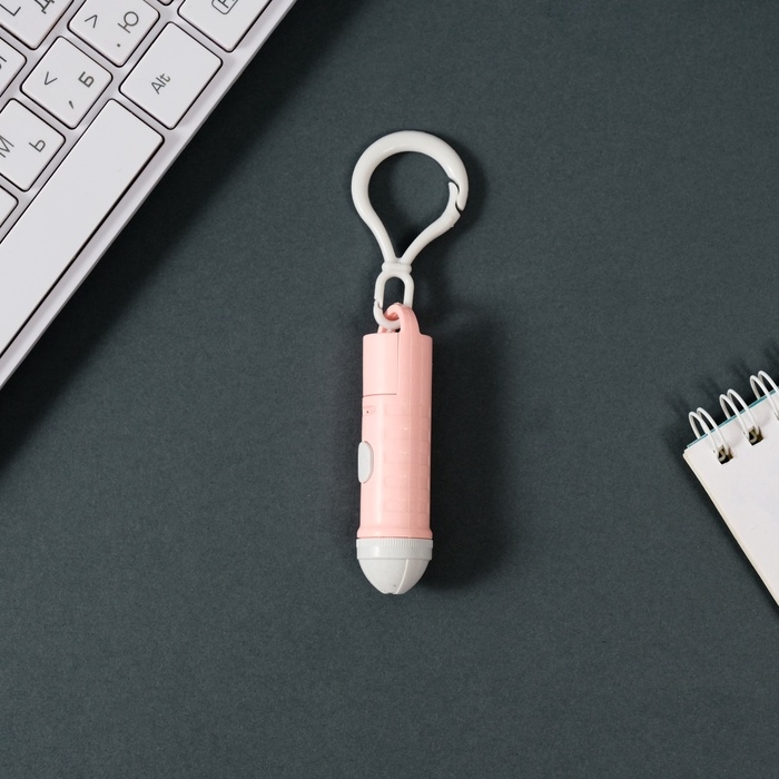 Указка лазерная пластик Указка лазерная пластик "Нежно-розовая" LR44х3 шт 1,6х1,6х6,5 см