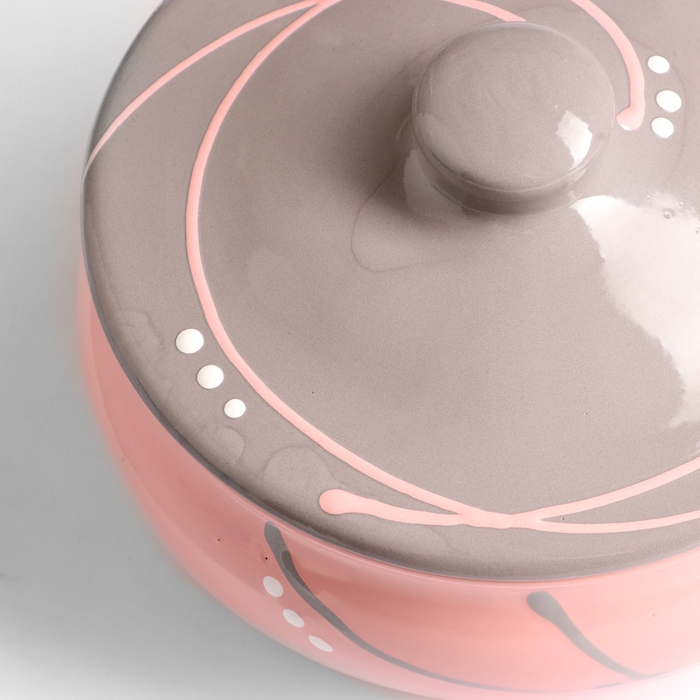 Пельменница "Псковская" малая, 1,25л / 19х12см, зефир