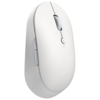 Мышь Xiaomi Mi Dual Mode Wireless Mouse Silent Edition, беспроводная, 1300 dpi, usb, белая