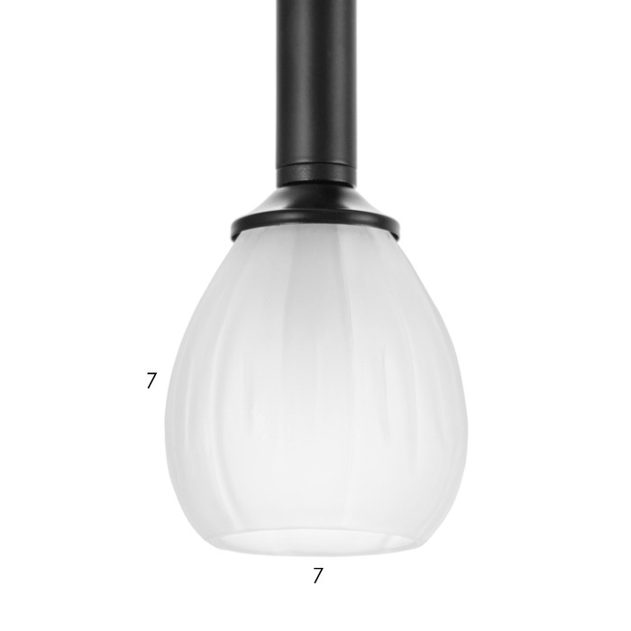 Светильник Светильник "Жаклин" 9х3Вт G4 Черный 30х30х180см