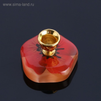 Подсвечник "Цветок", селенит