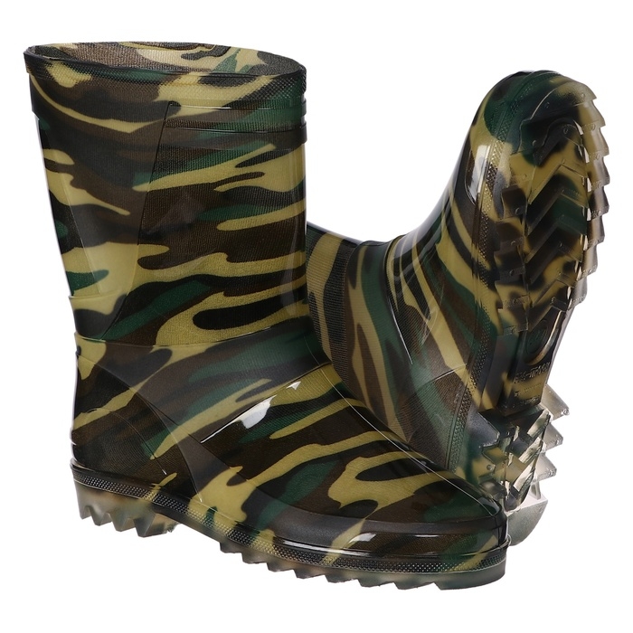 Сапоги мужские С-10Р, ПВХ, камуфляж МИКС, размер 44 (285) Сапоги мужские С-10Р, ПВХ, камуфляж МИКС, размер 44 (285)