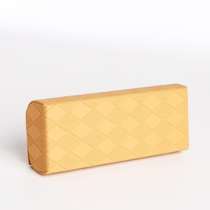 Футляр для очков на магните, длина 15,4 см, цвет светло-жёлтый Футляр для очков на магните, длина 15,4 см, цвет светло-жёлтый