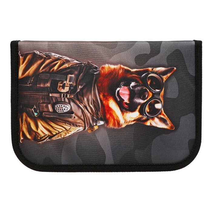 Пенал 3 секции, вкладка внутри, 140 х 210 х 40 мм, тканевый, Calligrata TOP Block  Пенал 3 секции, вкладка внутри, 140 х 210 х 40 мм, тканевый, Calligrata TOP Block "Камуфляж"