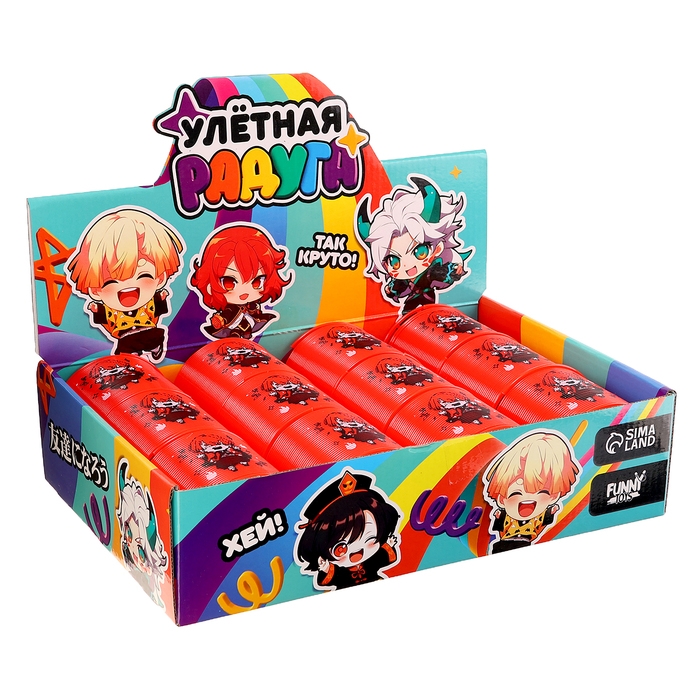 Спираль-радуга «Анимешки» , в шоубоксе Спираль-радуга «Анимешки» , в шоубоксе