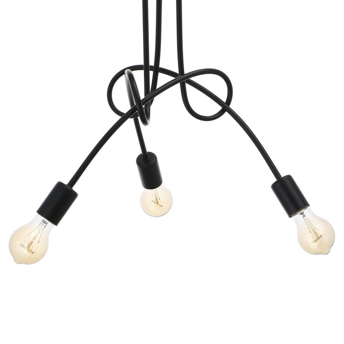 Светильник Светильник "Узел" черный 3x40W E27 54x54x40 см BayerLux